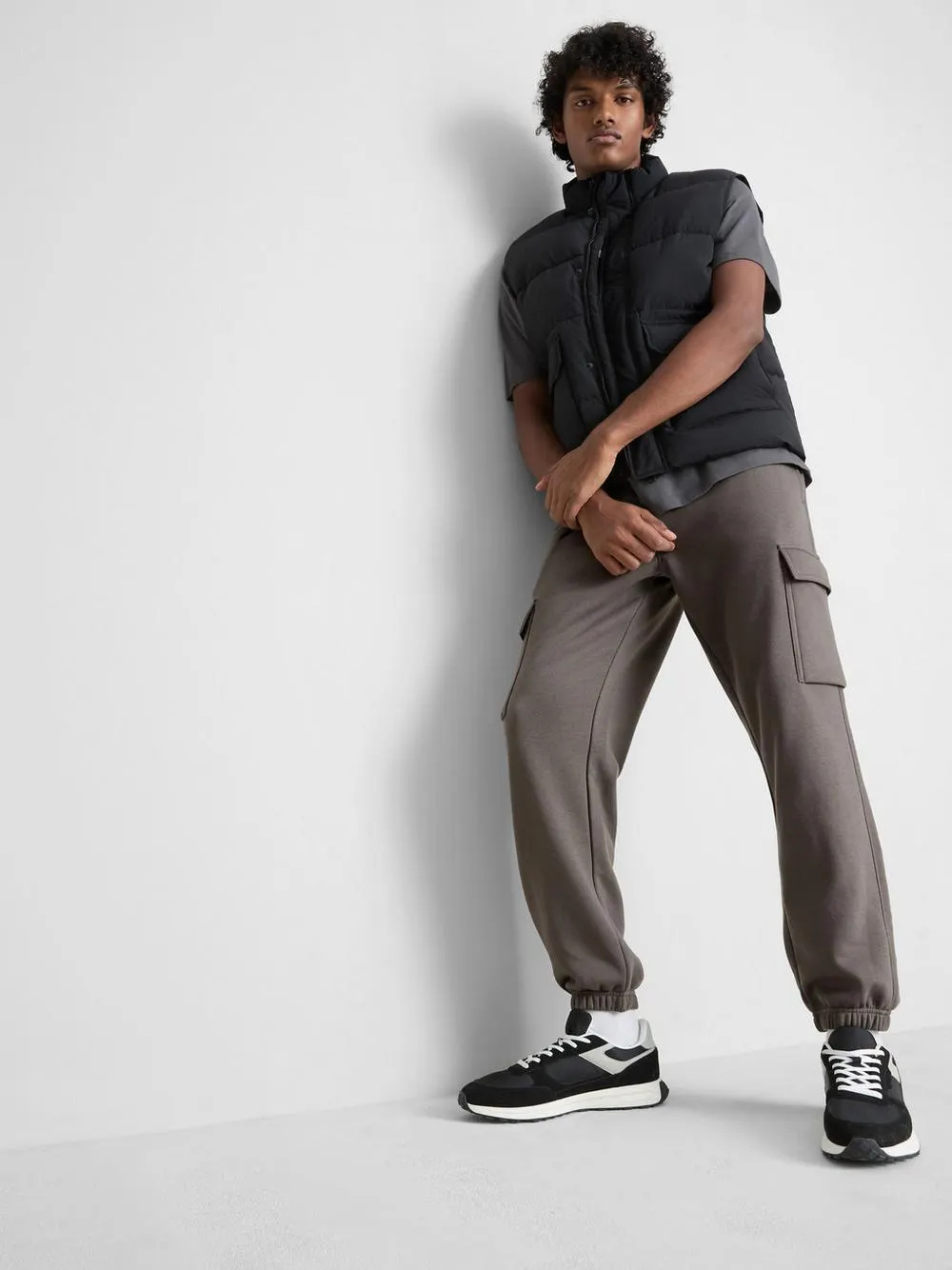 Bas de jogging cargo resserré à la cheville