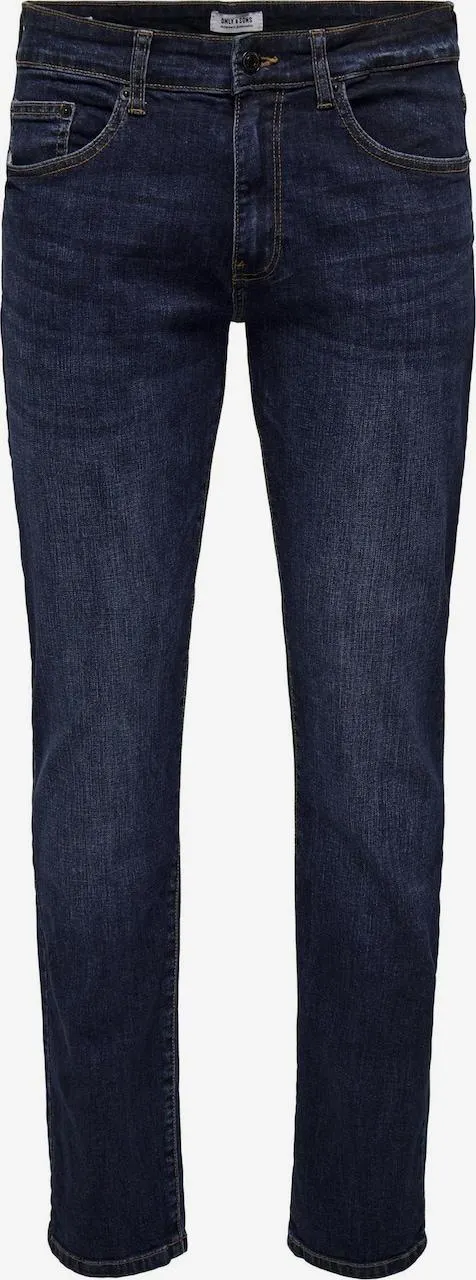 Only & Sons Regular Jeans 'Weft' in Blauw Denim