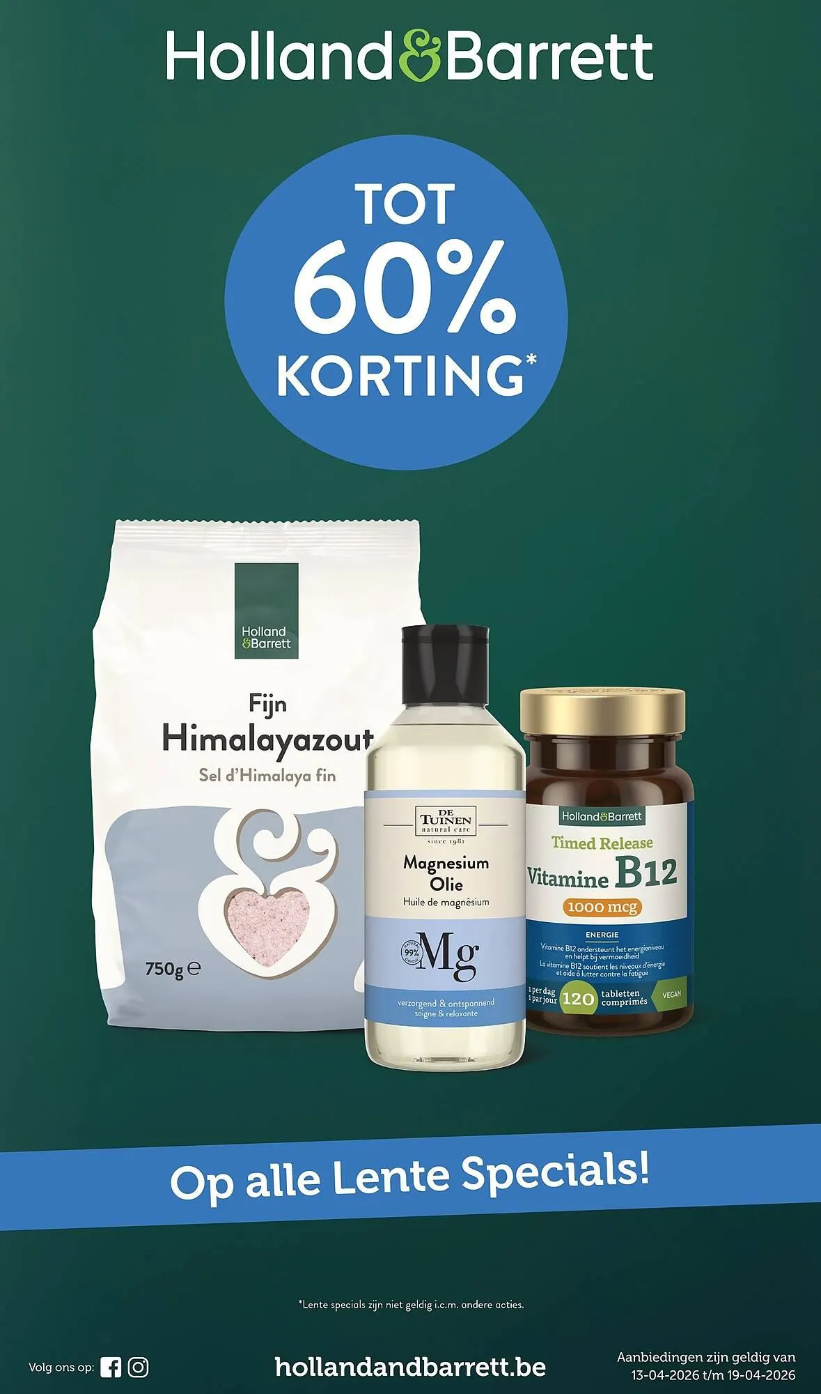 Holland & Barrett folder van 13 april tot 19 april 2026 - folder pagina 1