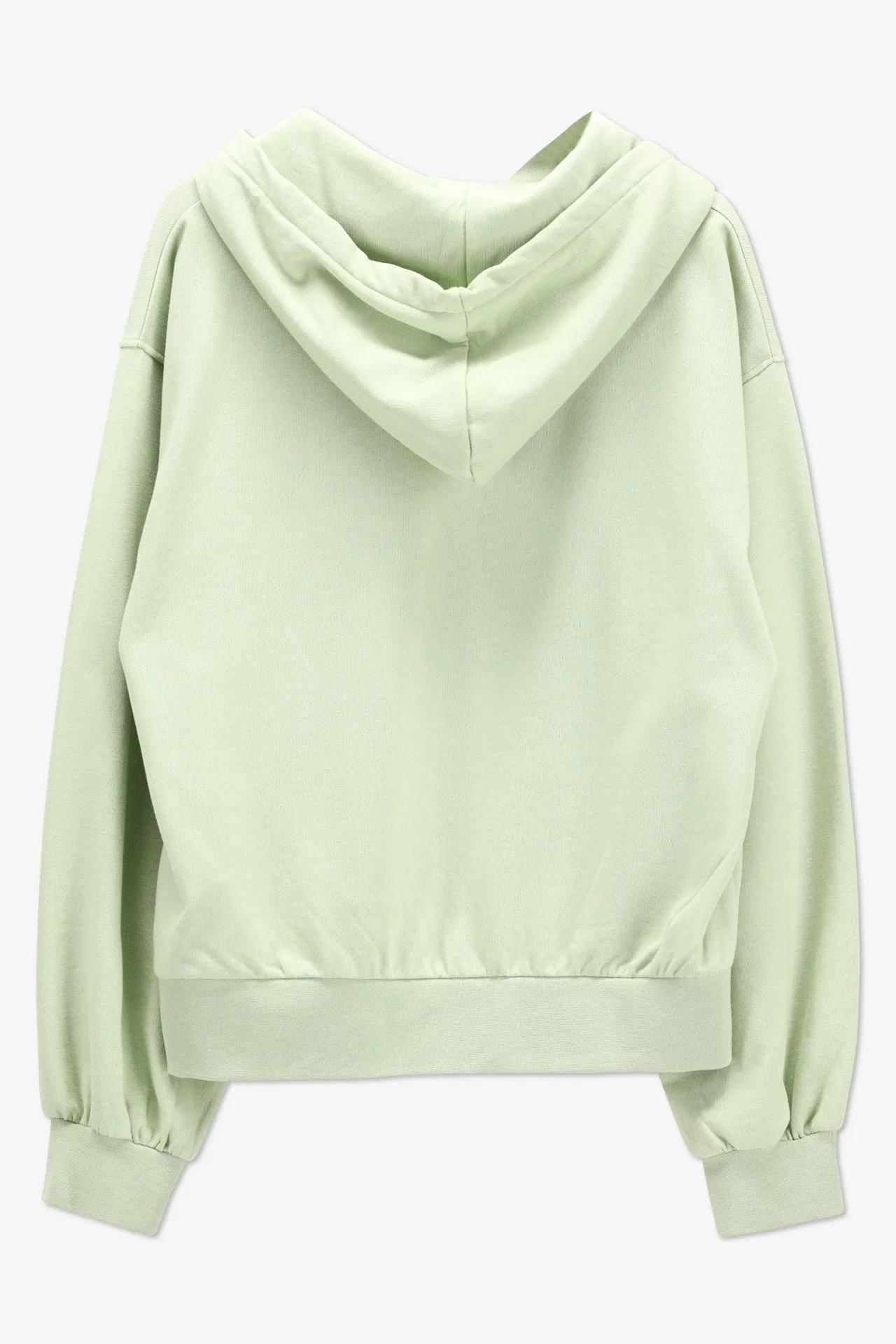 Lichtgroene hoodie
