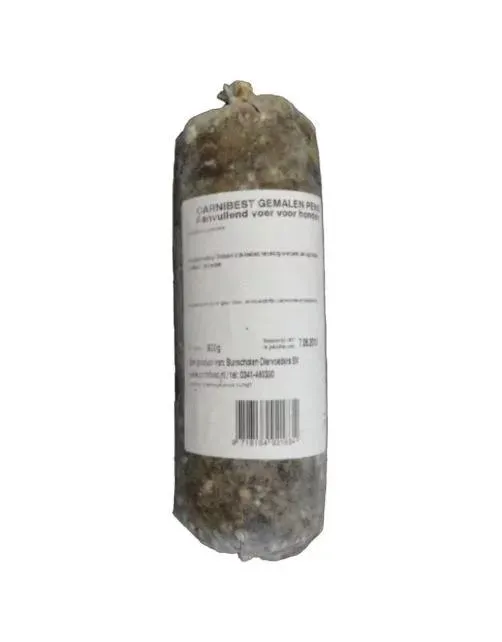 Carnibest Runderpens Grof Gemalen - Diepvriesvoer - Rund 500 g per stuk
