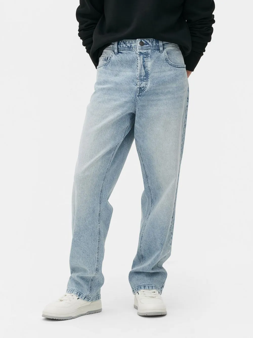 Jean décontracté à taille haute