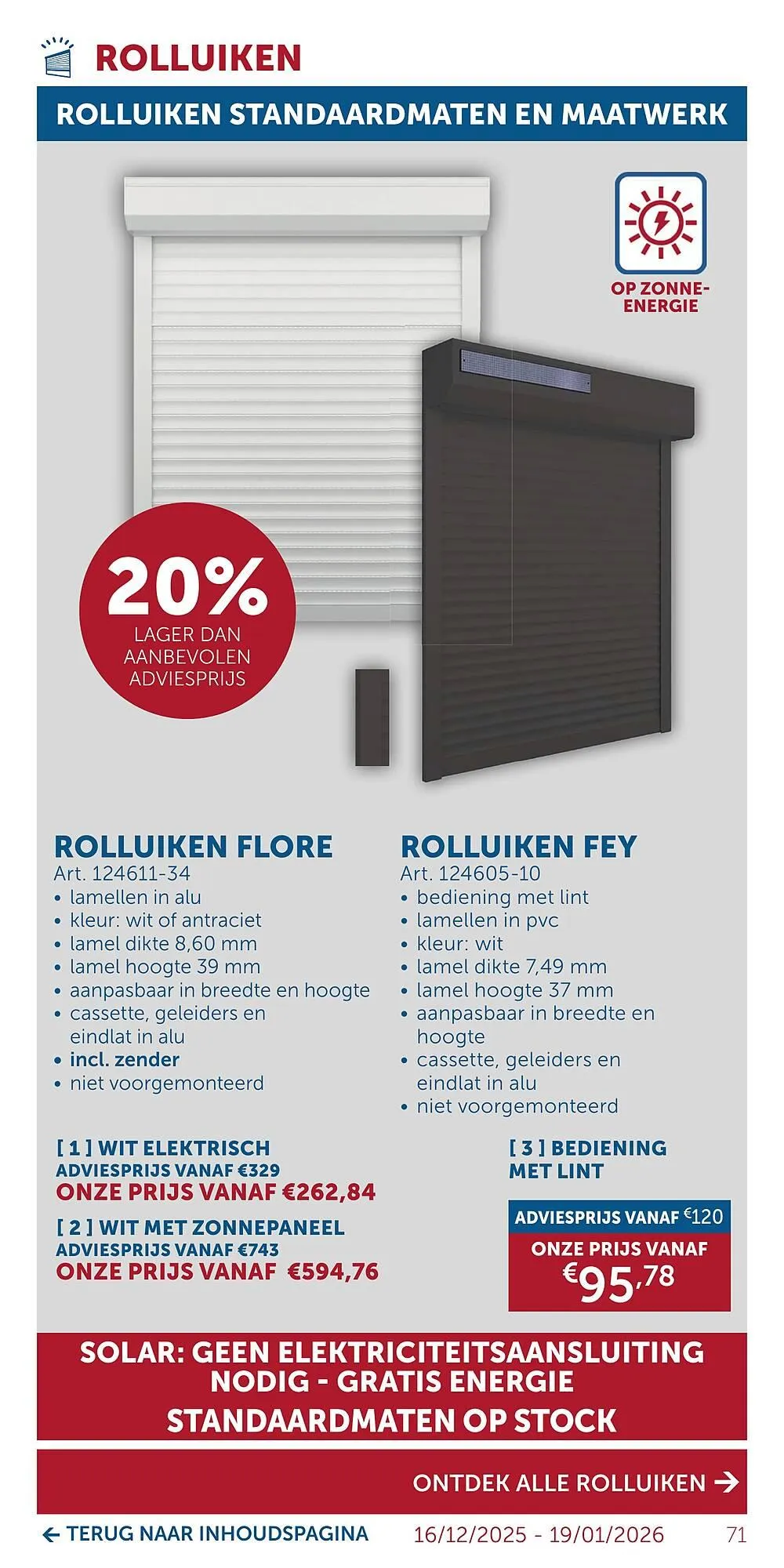 Zelfbouwmarkt folder van 15 december tot 19 januari 2026 - folder pagina 71