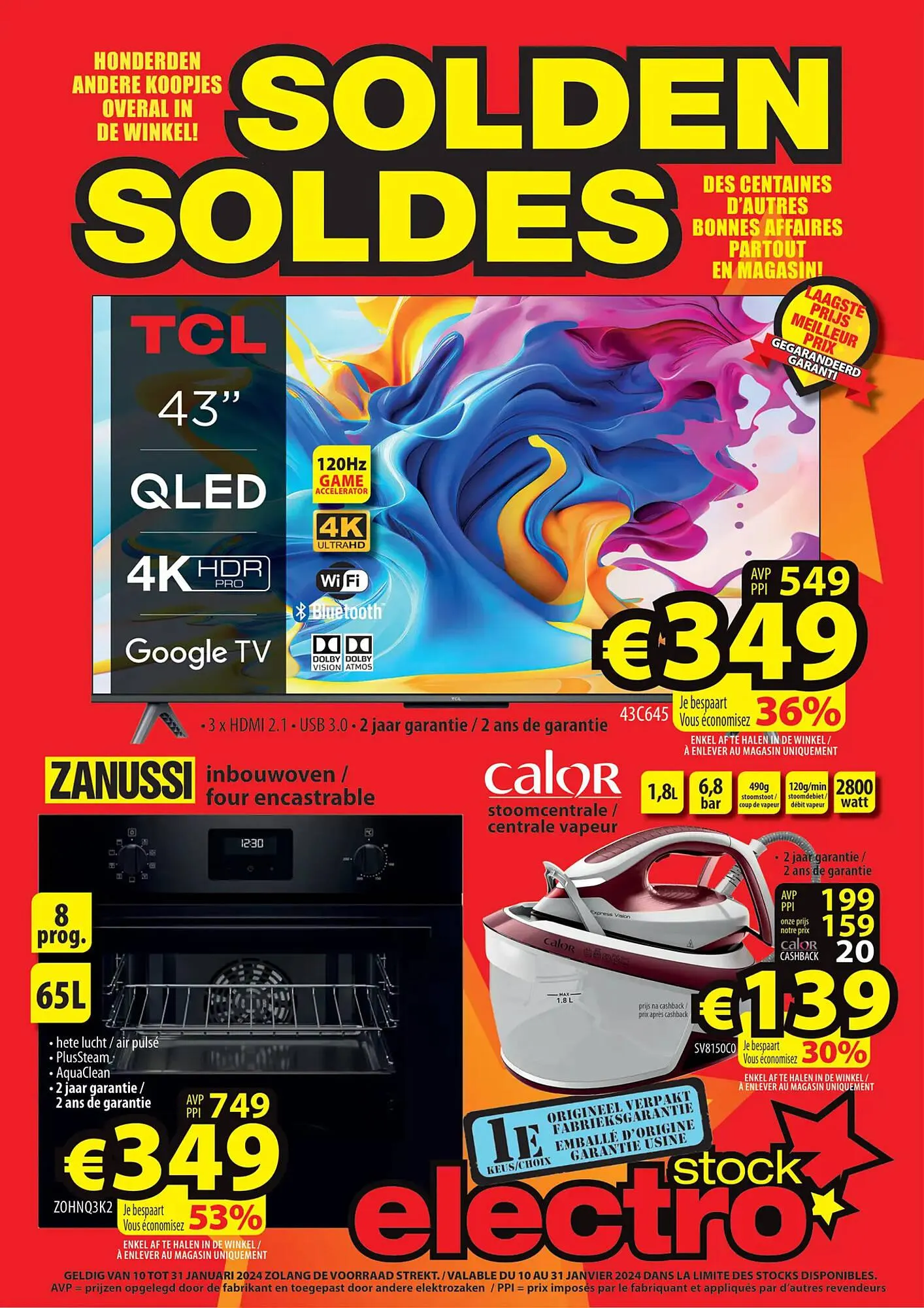 ElectroStock folder van 10 januari tot 31 januari 2024 - folder pagina