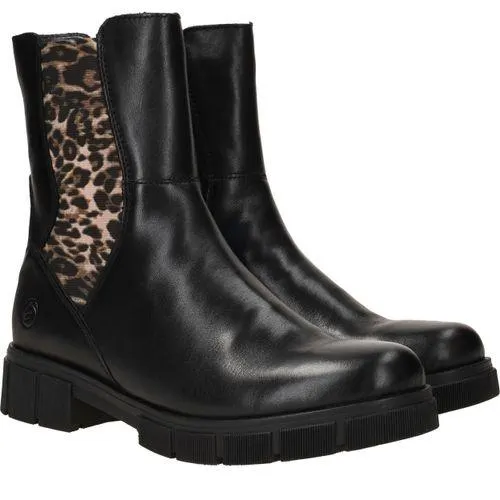 Remonte Chelseaboots Zwart Dames