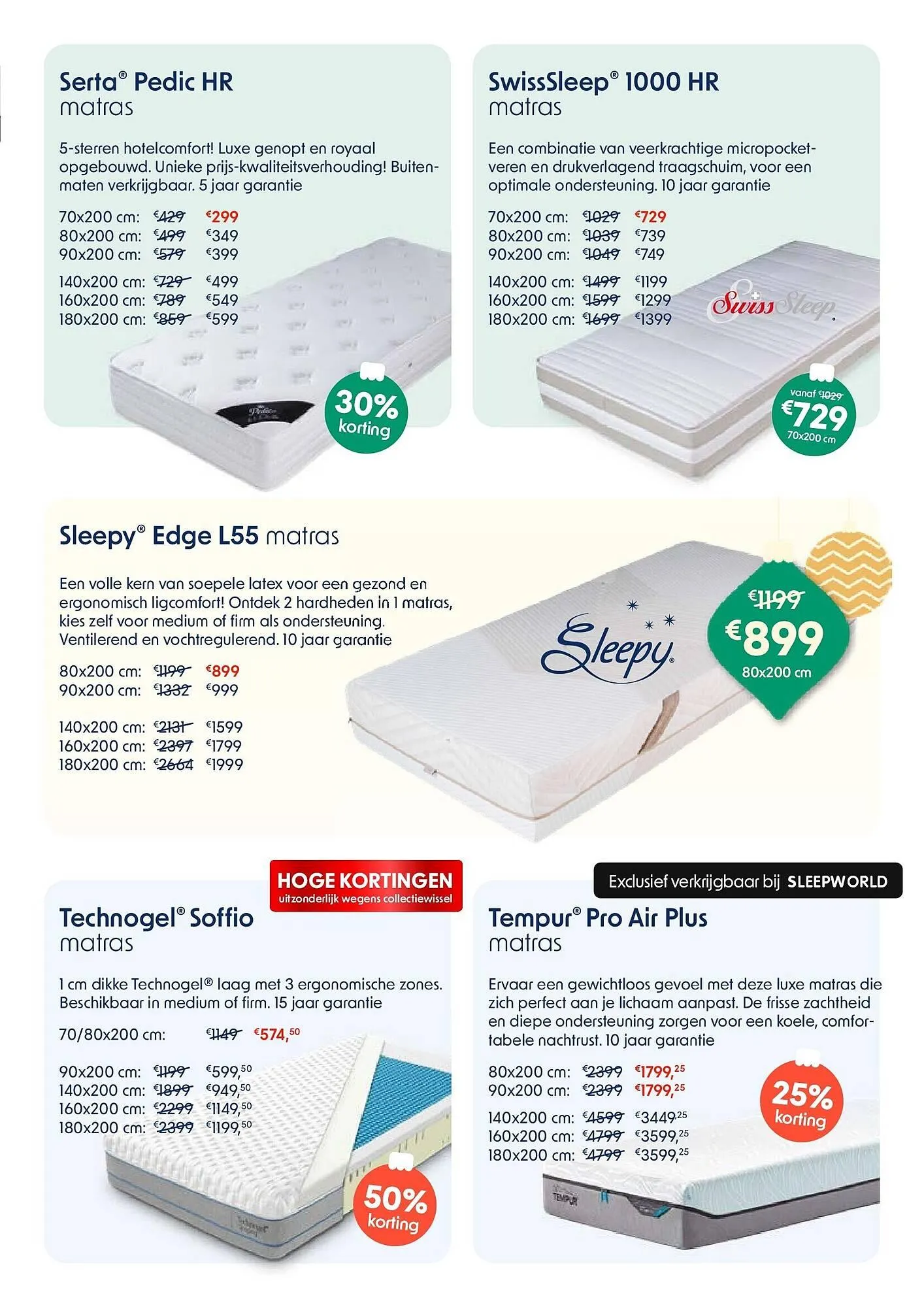 Sleepworld folder van 1 december tot 2 januari 2026 - folder pagina 7