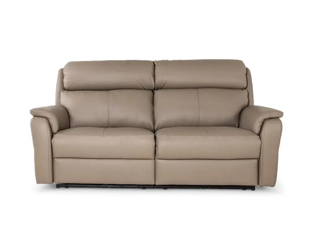 2-zit met elektr. relaxen CINCINNATI - Leder taupe