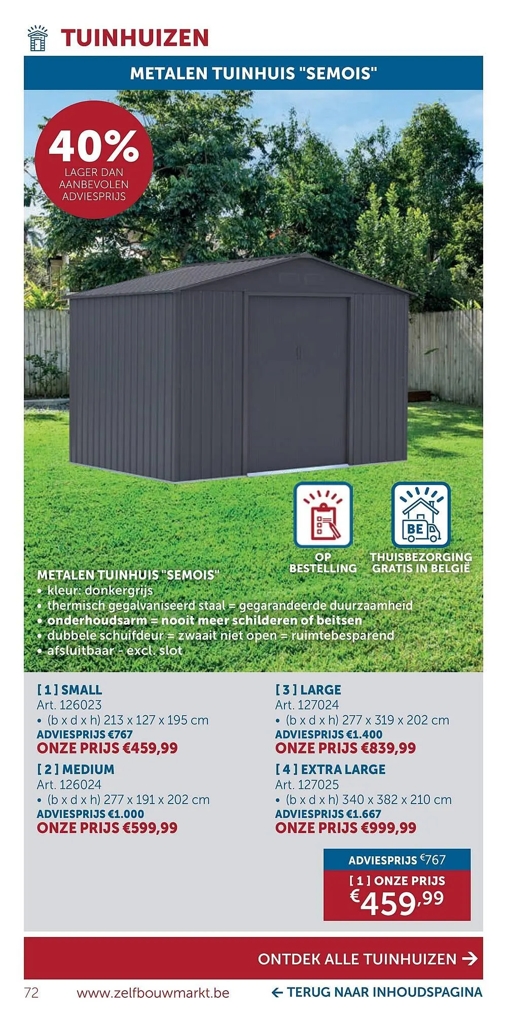 Zelfbouwmarkt folder van 20 januari tot 23 februari 2026 - folder pagina 72