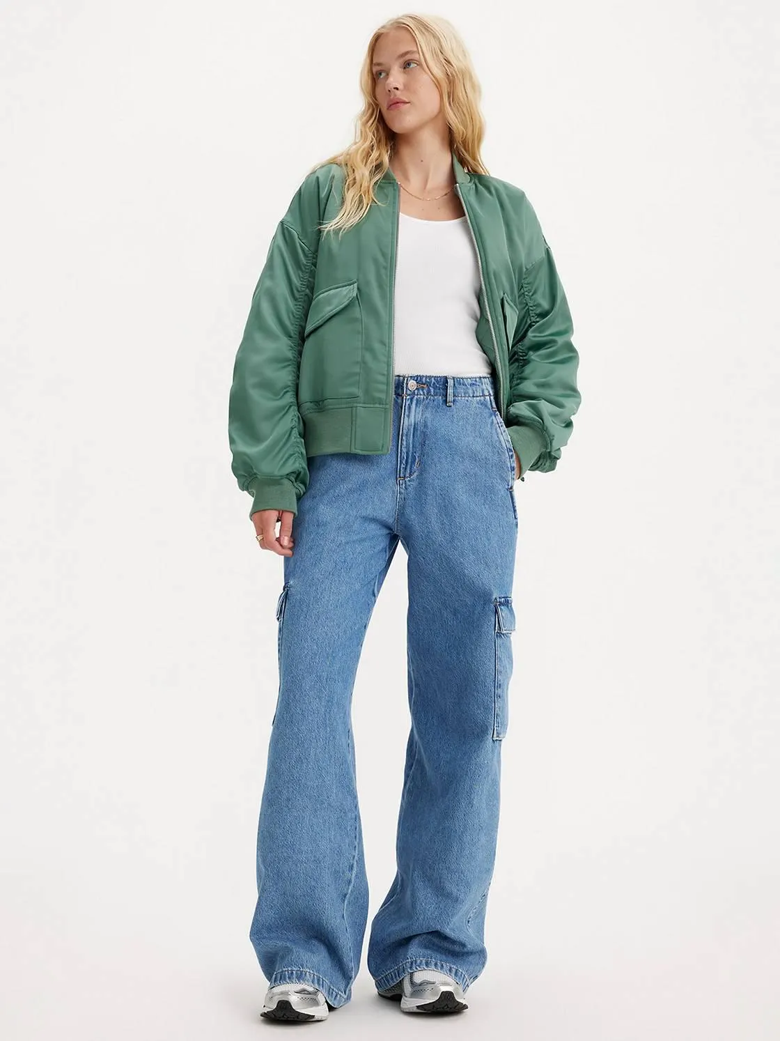 Baggy Cargo Lightweight Jeans