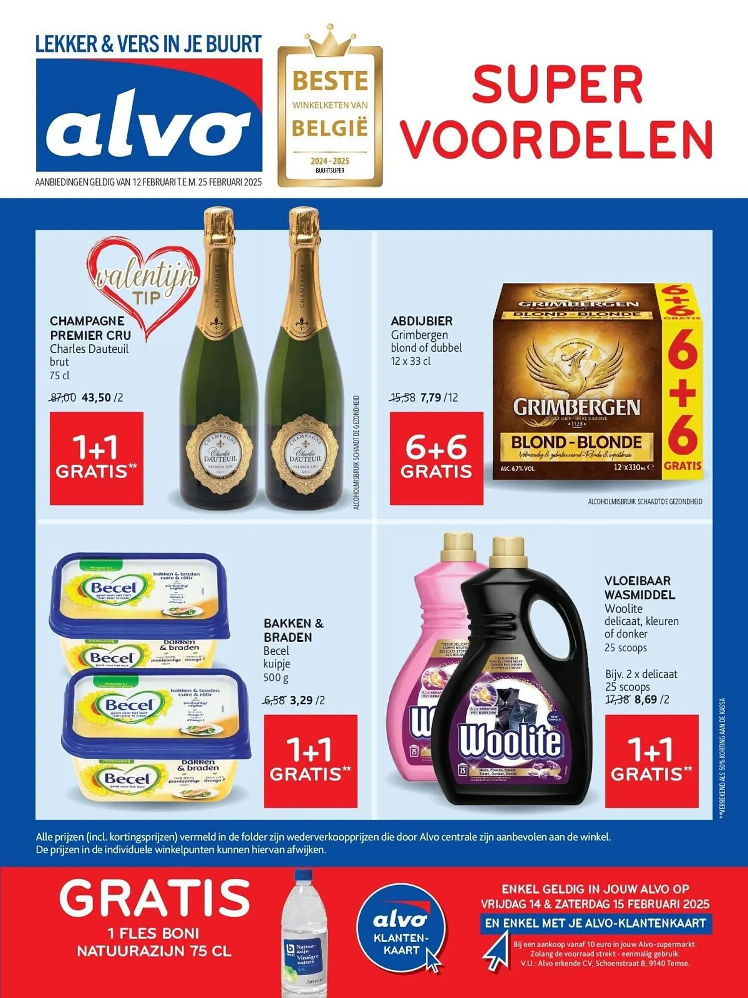 Alvo folder van 12 februari tot 25 februari 2025 - folder pagina 1