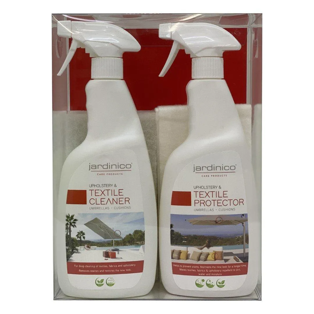 Parasoldoek & Textiel reiniger + beschermer