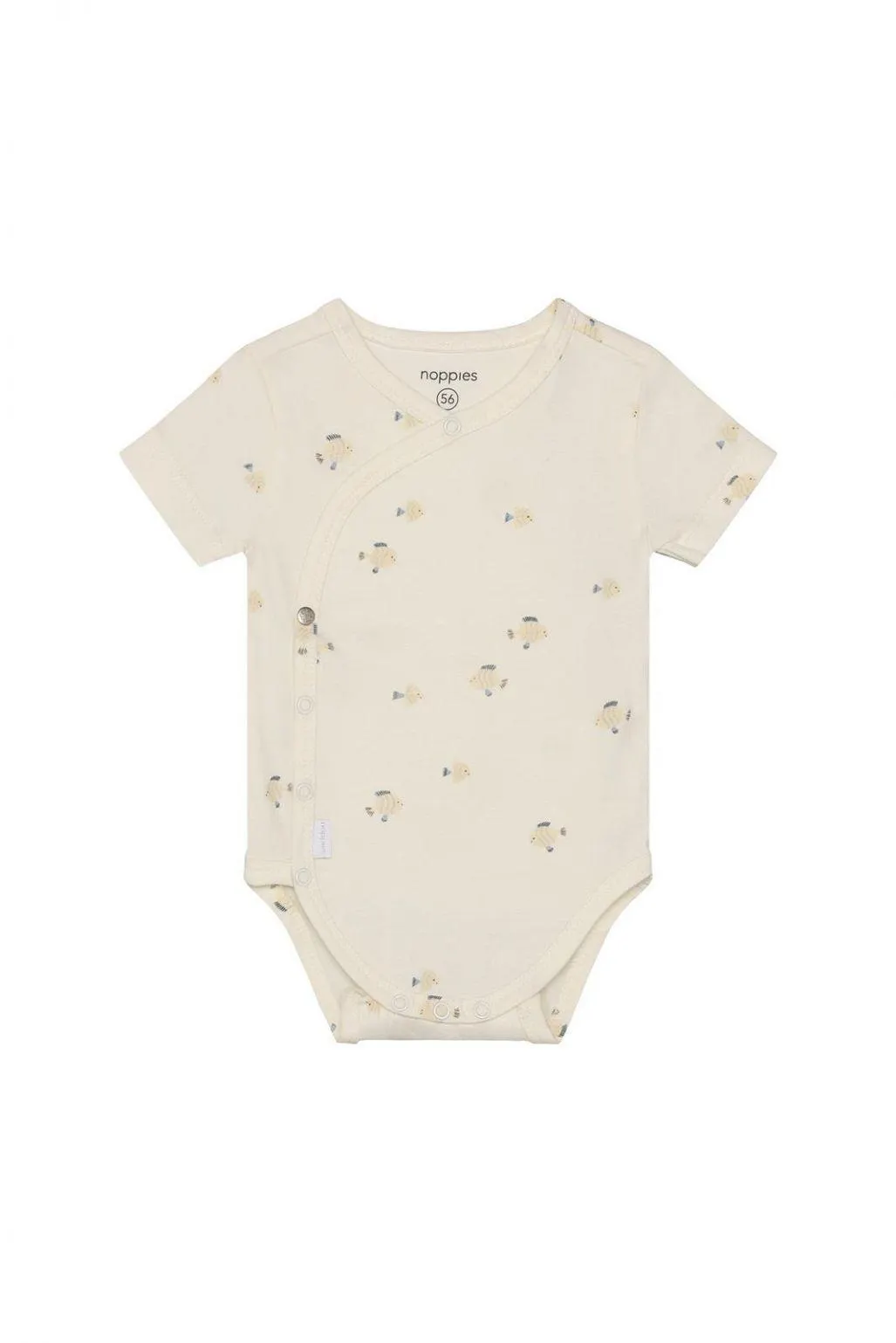 Romper all over print - Egret