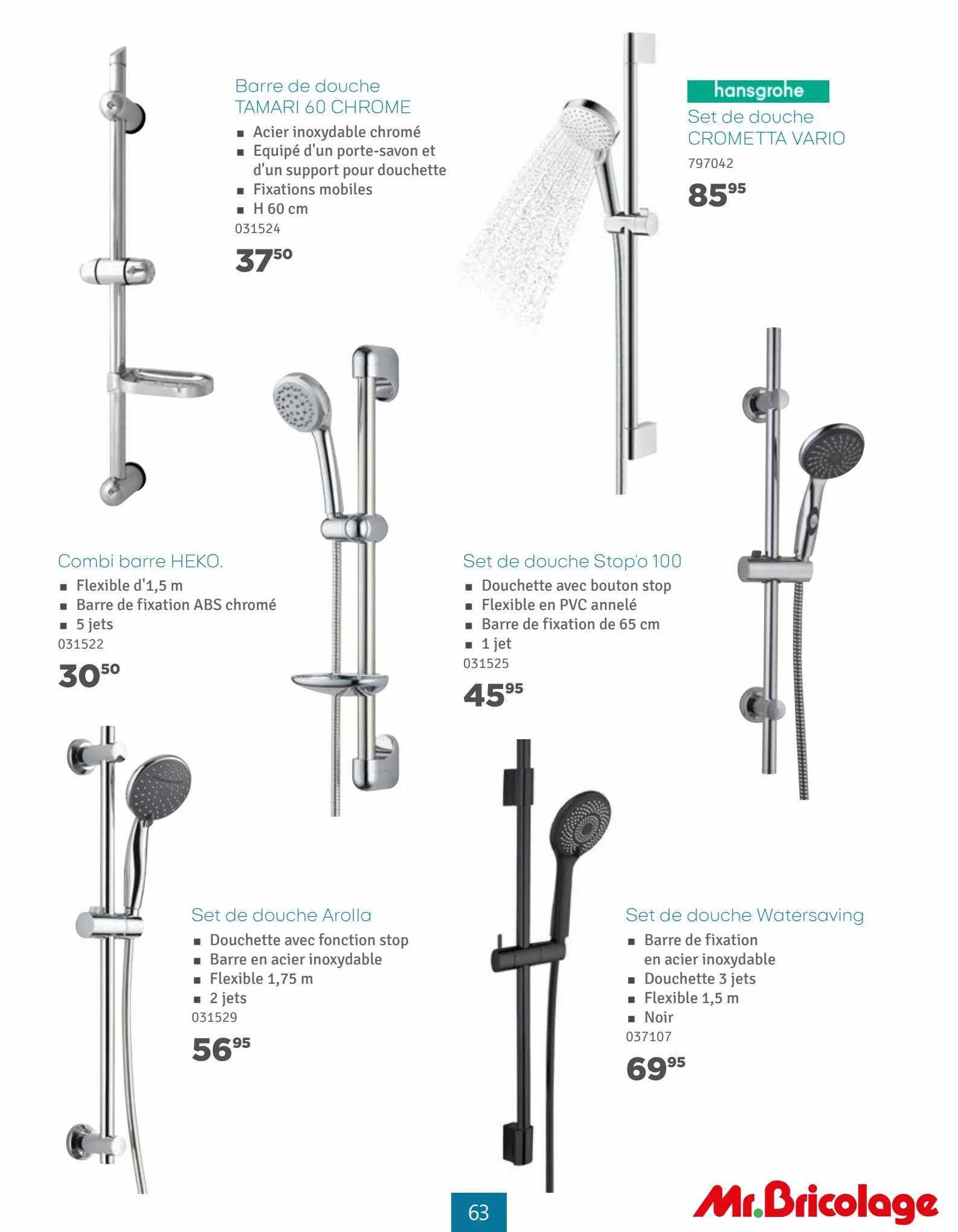 Mr Bricolage Magazine Sanitair van 11 september tot 28 september 2023 - folder pagina 63