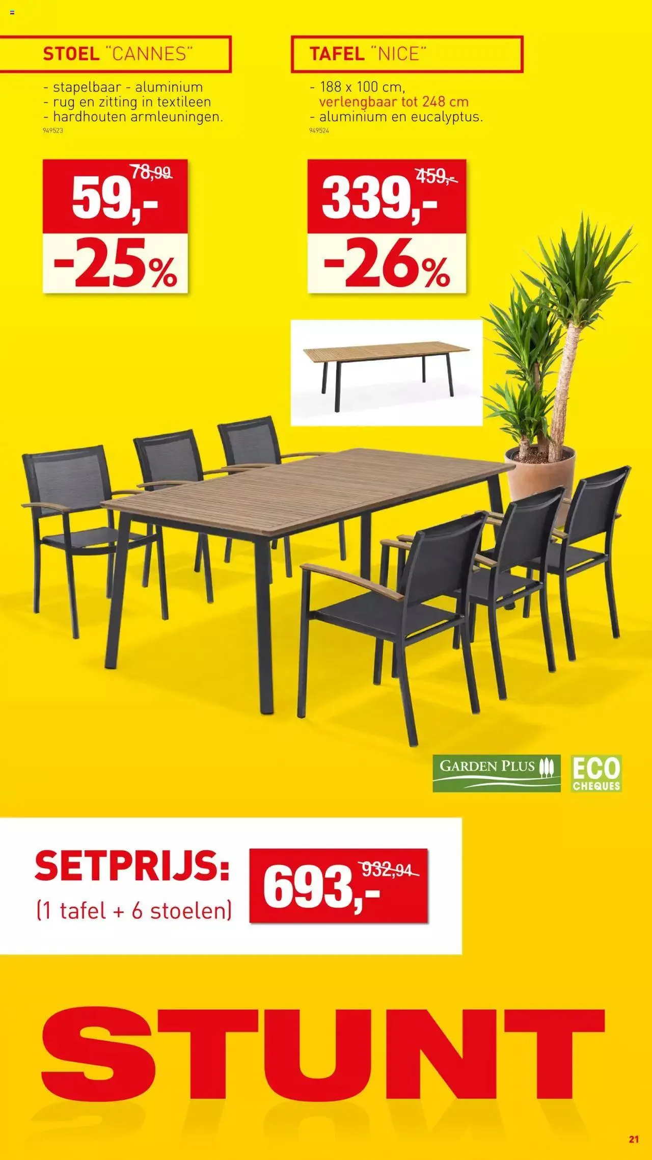 Hubo - Tuinmeubelen Special 2023 van 30 juni tot 31 december 2023 - folder pagina 21