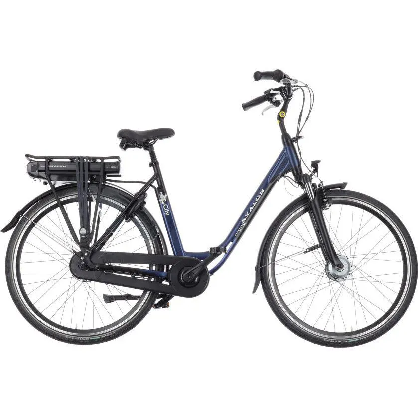 E-City+ 28 Inch 49 cm Dames 7V Rollerbrake Matblauw