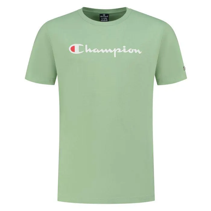 Champion Embroidered Script Logo Shirt Heren