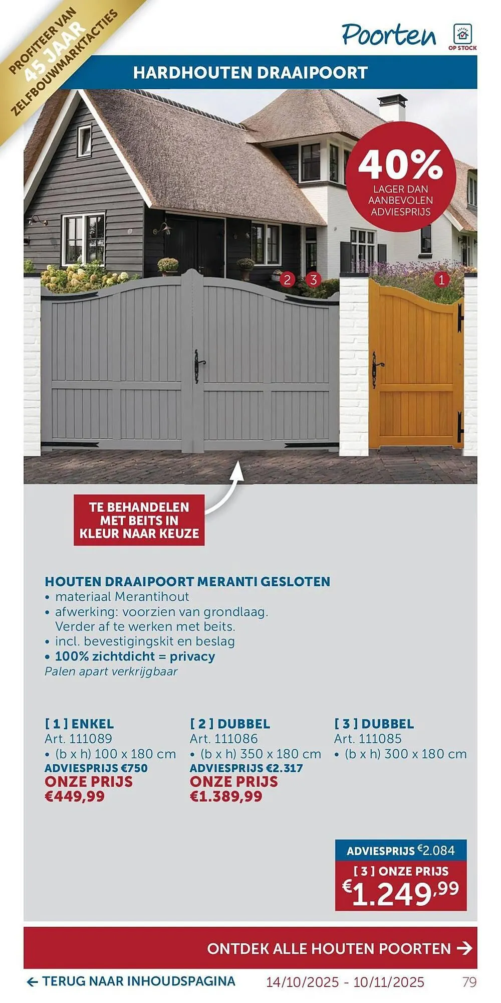 Zelfbouwmarkt folder van 14 oktober tot 10 november 2025 - folder pagina 79