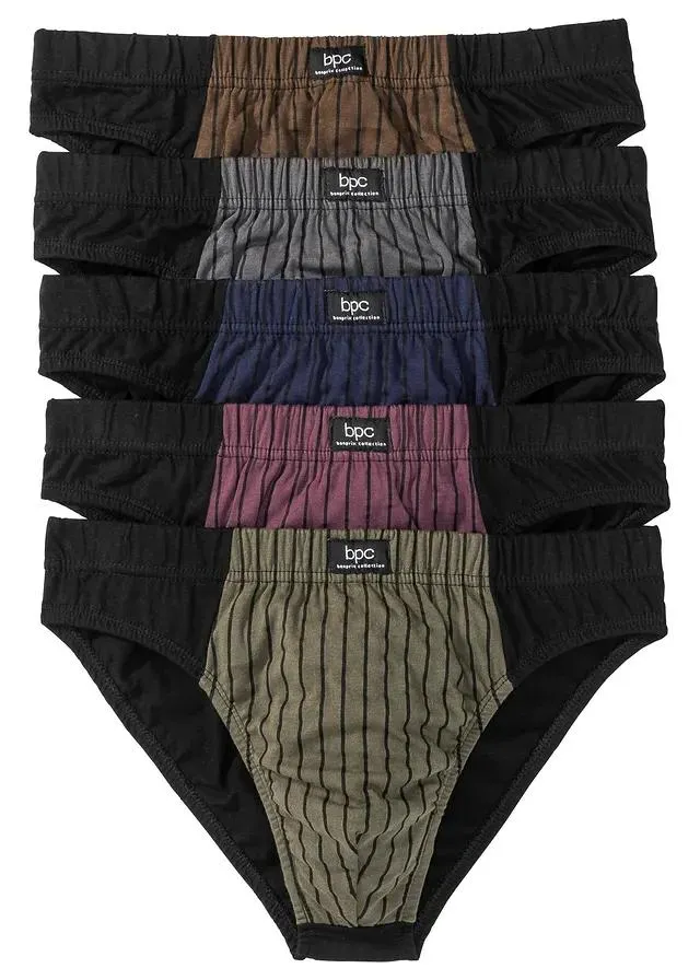 Lot de 5 slips en coton doux