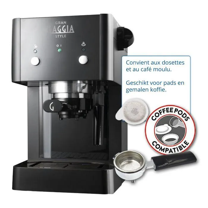 Gaggia Gran RI8423/11 Handmatige Espressomachine 1 L