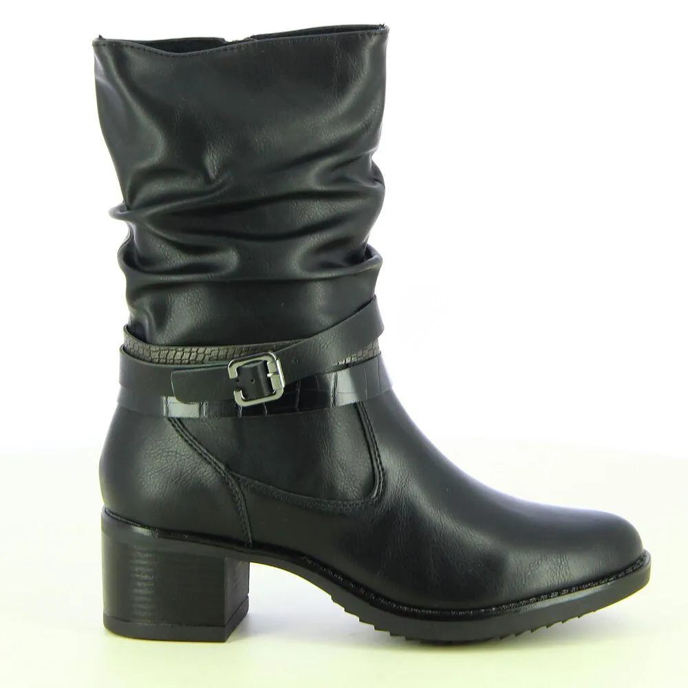 Ken Shoe Fashion - Zwart - Laarzen