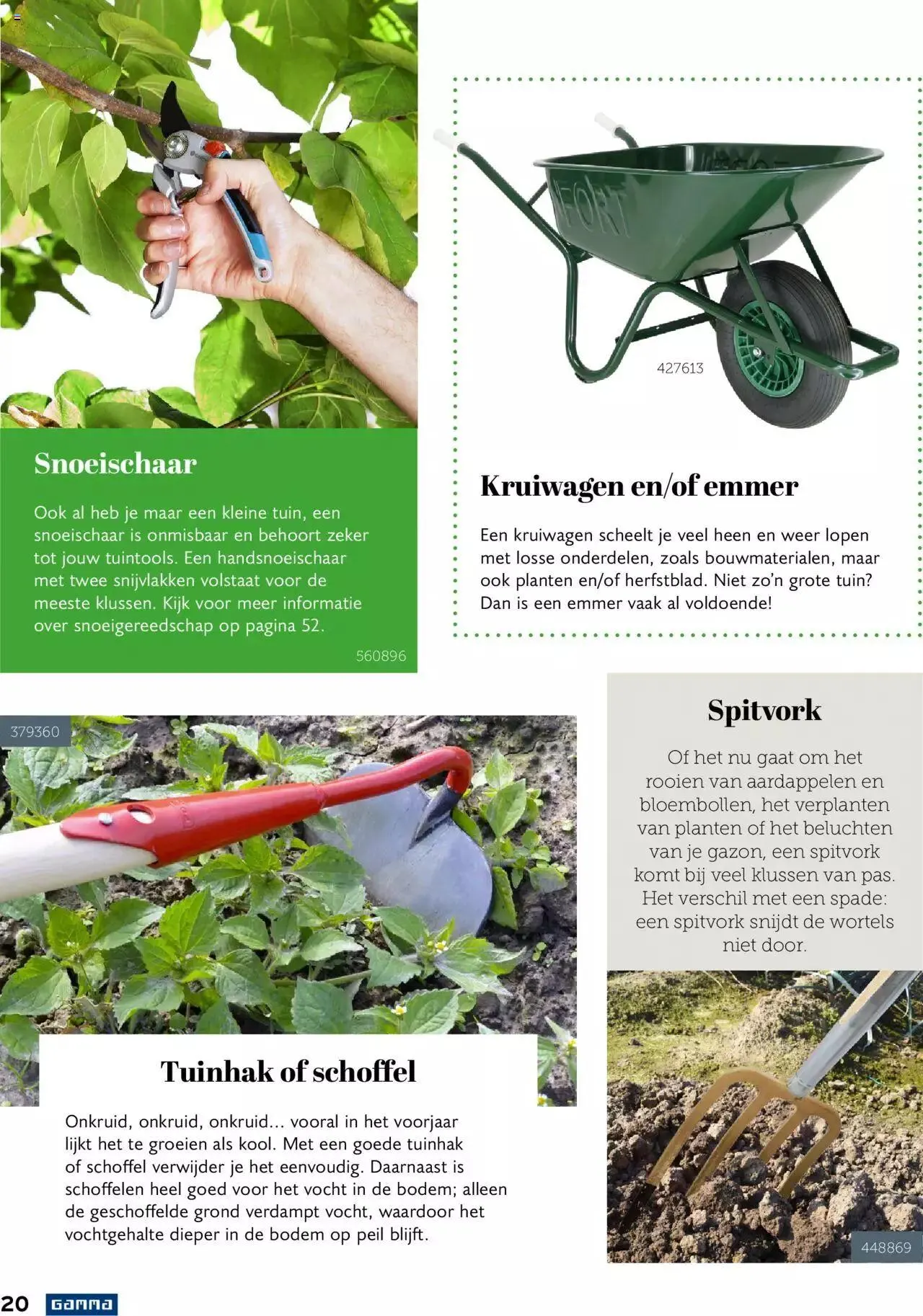 GAMMA tuinmagazine 2022 van 22 maart tot 31 december 2023 - folder pagina 20