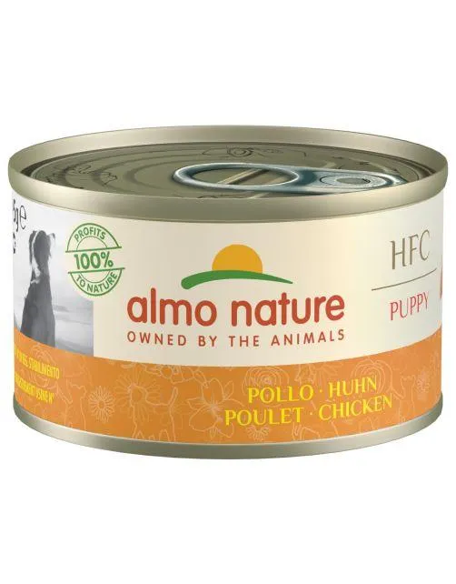 Almo Nature Blikje Hfc Puppy - Hondenvoer - Kip 95 g