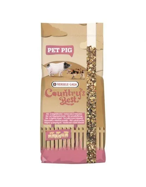 Versele-Laga Country`s Best Pet Pig Muesli Hobbyvarkens - Erfdiervoer - 17 kg