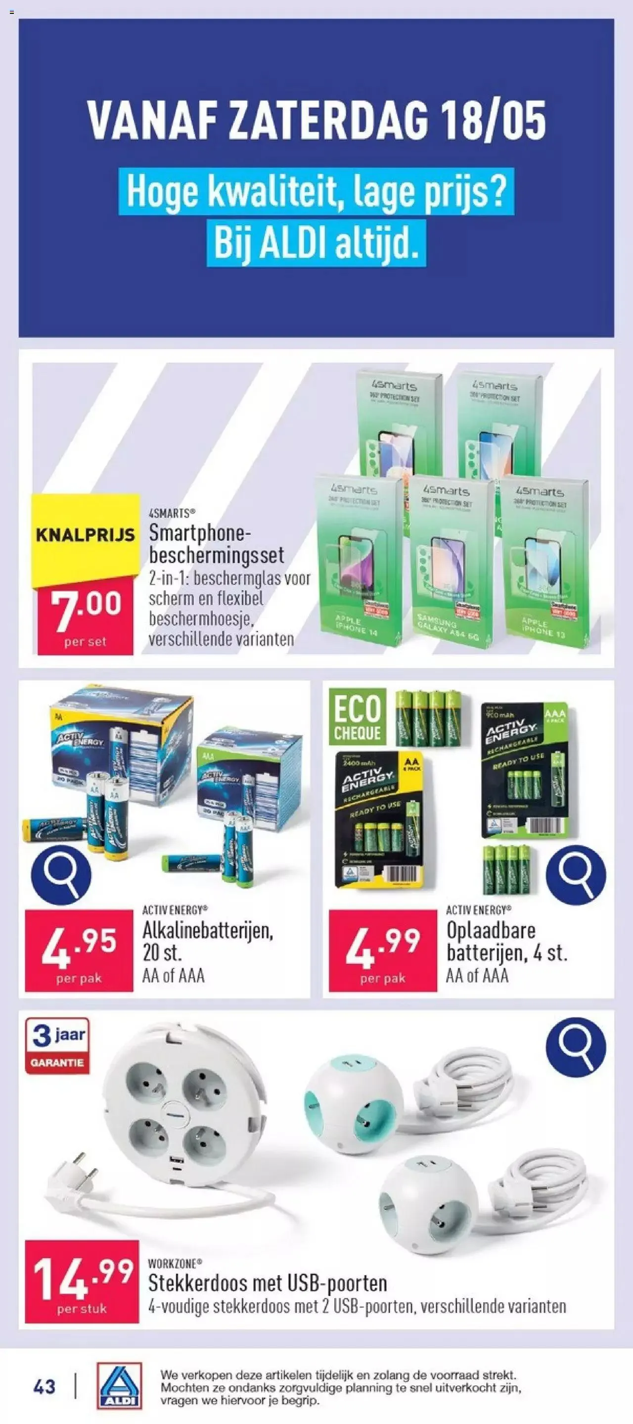Aldi folder week 20 van 18 mei tot 31 december 2024 - folder pagina 43
