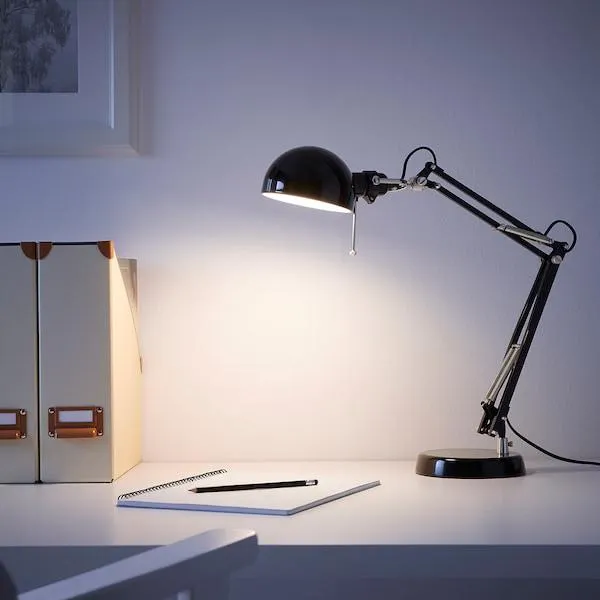 Work lamp, black