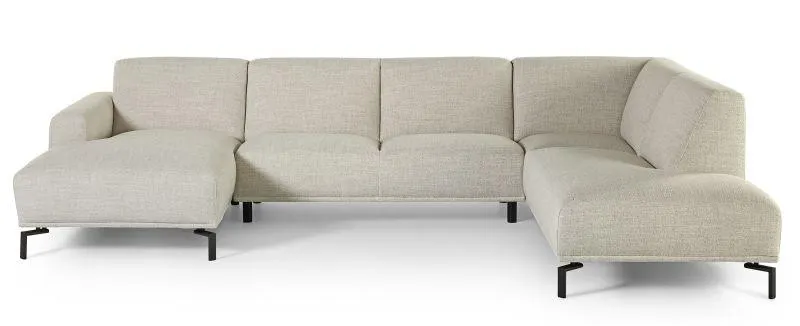 Hoeksalon U-vorm (rechts) - Natural ecru