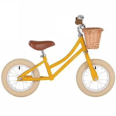 Bobbin Loopfiets gingersnap balance bike - yellow