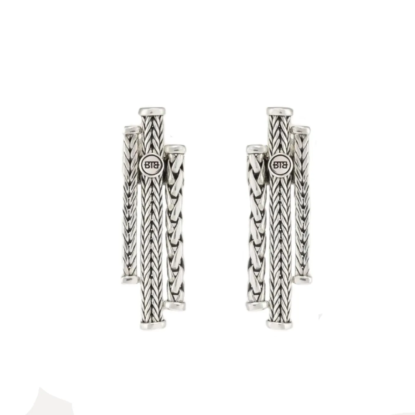 Triple Mini 925 Sterling Zilveren Oorbellen BTB447one