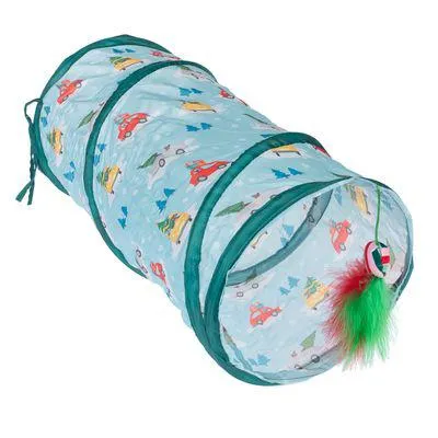 Tunnel de jeu TIAKI Noël pour chat