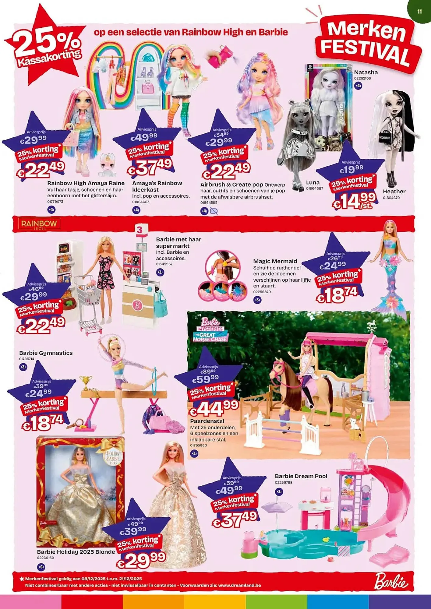 Dreamland folder van 8 december tot 21 december 2025 - folder pagina 11