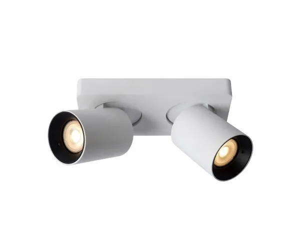 LUCIDE Plafondspot NIGEL 2x - Wit