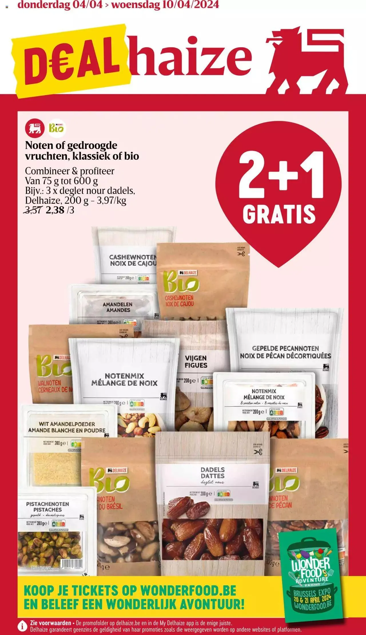 Delhaize folder week 15 van 10 april tot 7 april 2024 - folder pagina 