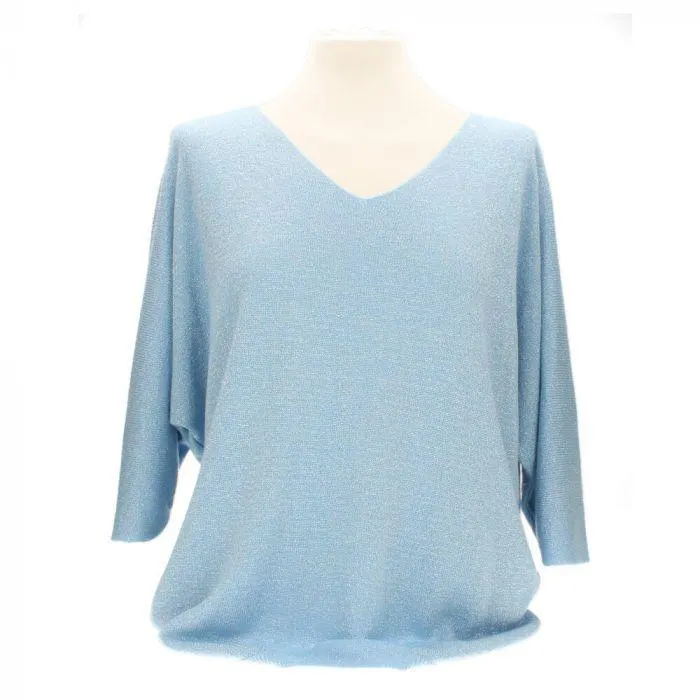 Lichtblauwe trui