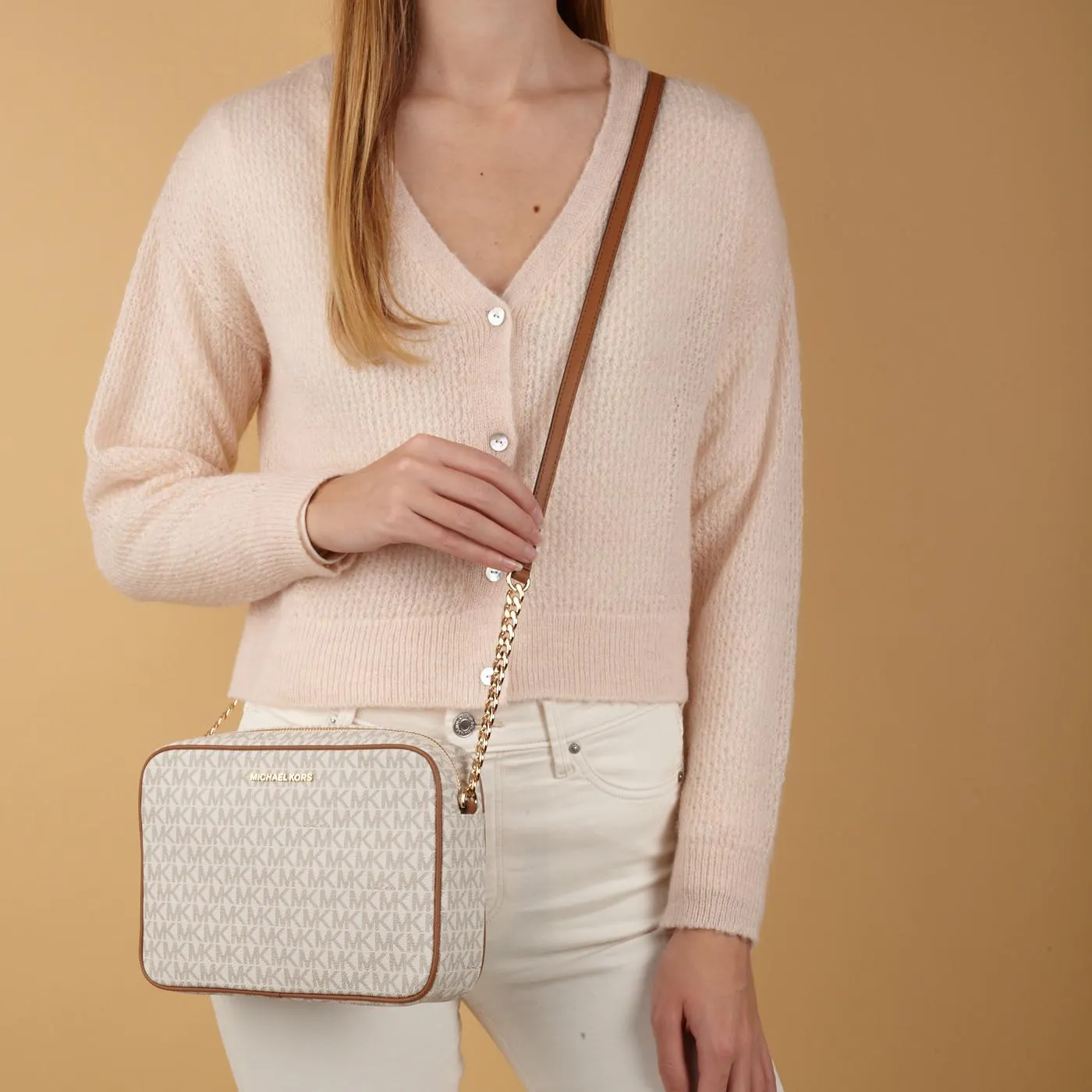 Jet Set Witte Crossbody Tas 32F1GJ6C7B-150