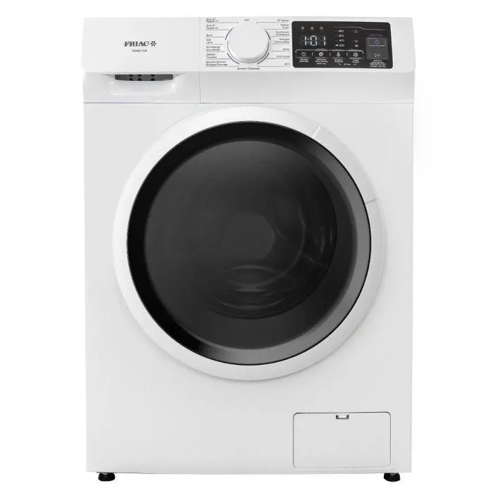 Friac wasmachine WA8410A - 8kg - 1400T/min - Energieklasse A