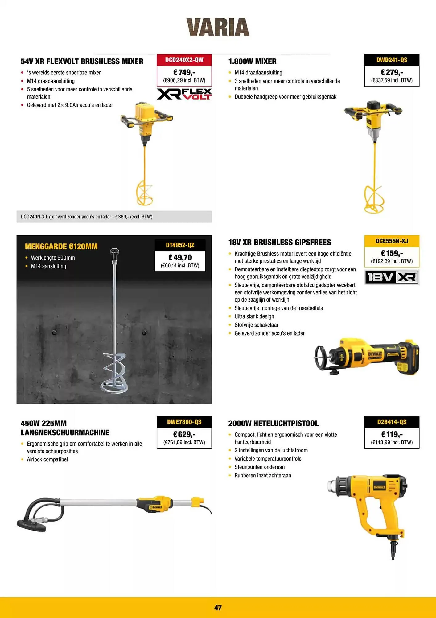 DeWALT folder van 3 februari tot 31 augustus 2025 - folder pagina 47