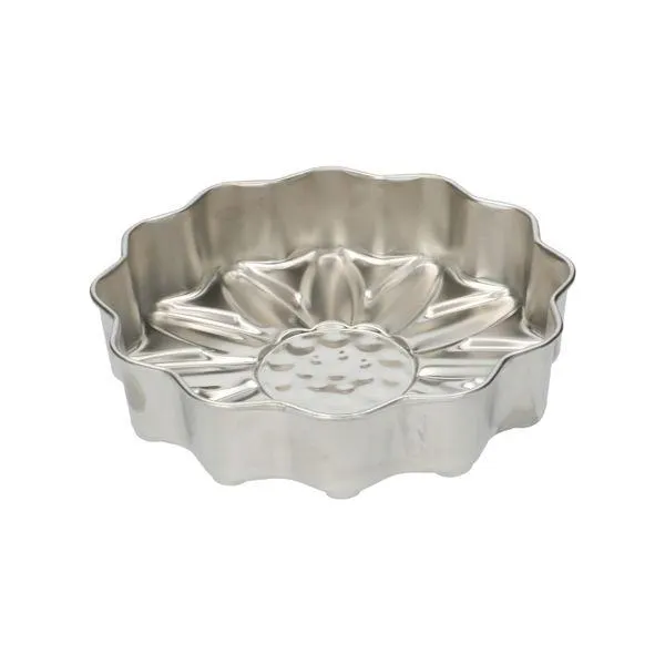 Bakvorm, kamille, gerecycled rvs, PFAS-vrij, Ø 20 cm