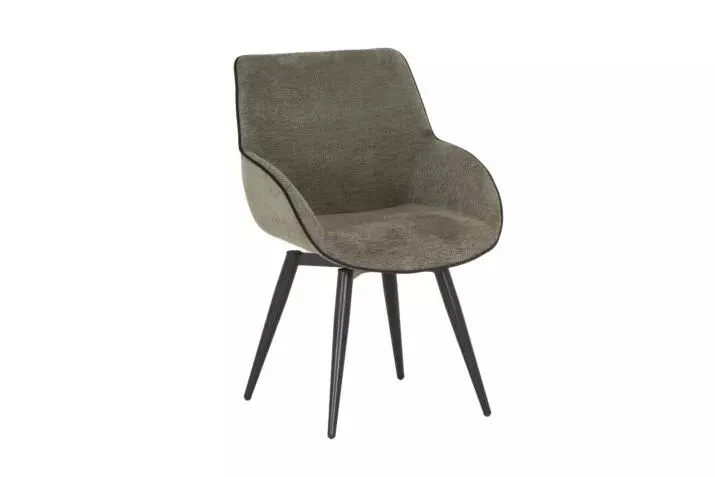 Kuipstoel Brentano stof groen