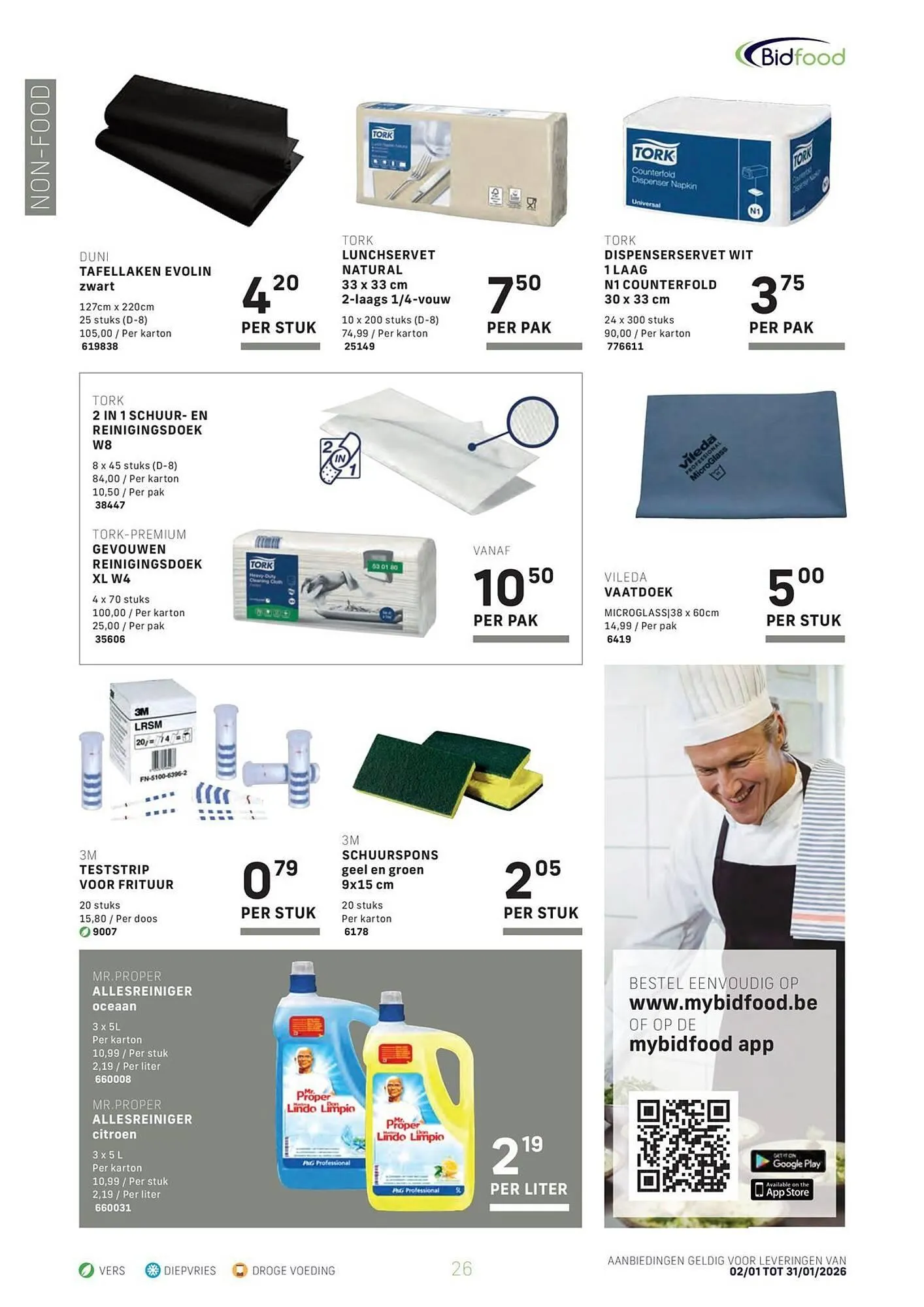 Bidfood magazine van 2 januari tot 31 januari 2026 - folder pagina 26