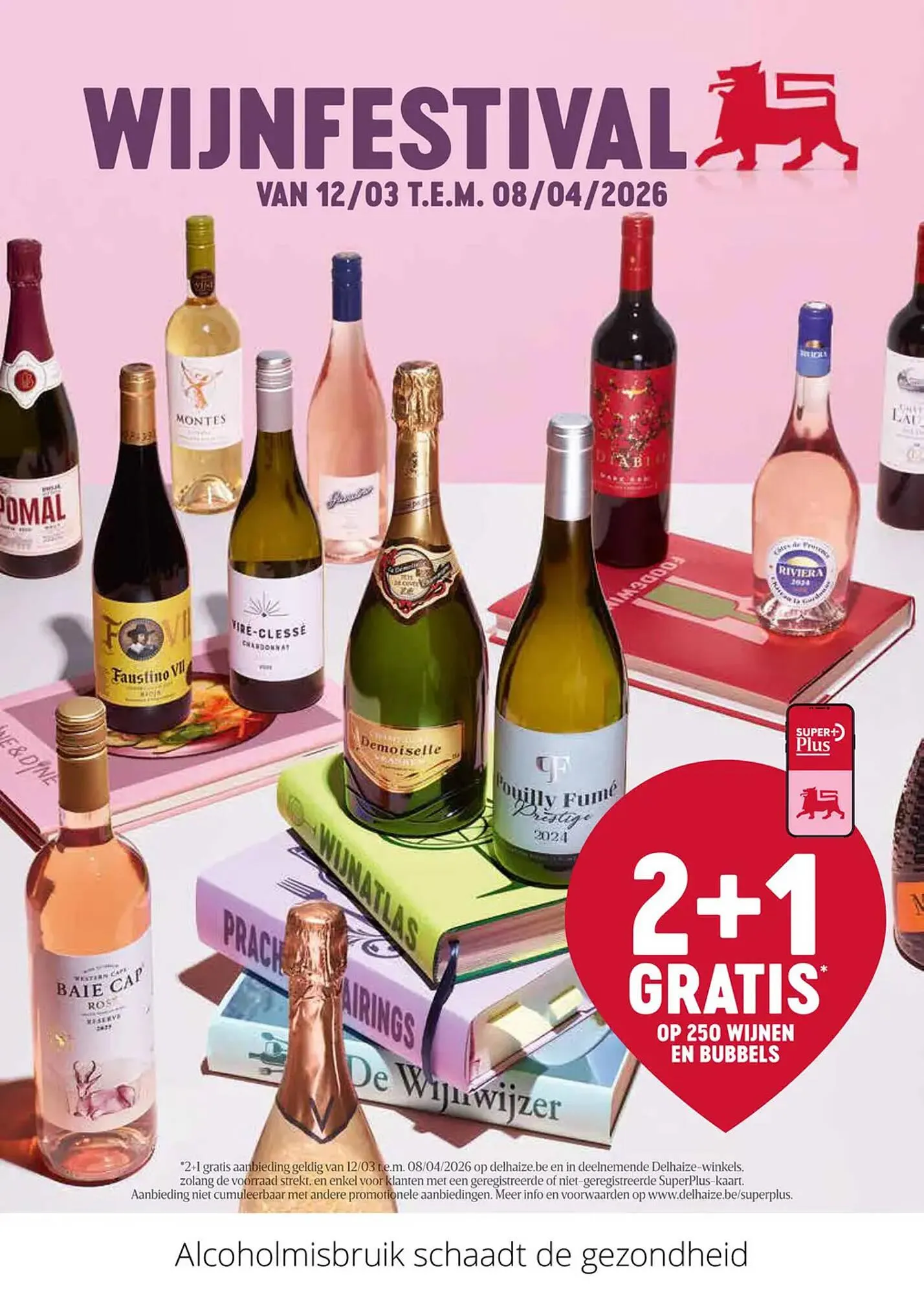 Delhaize magazine van 12 maart tot 8 april 2026 - folder pagina 1