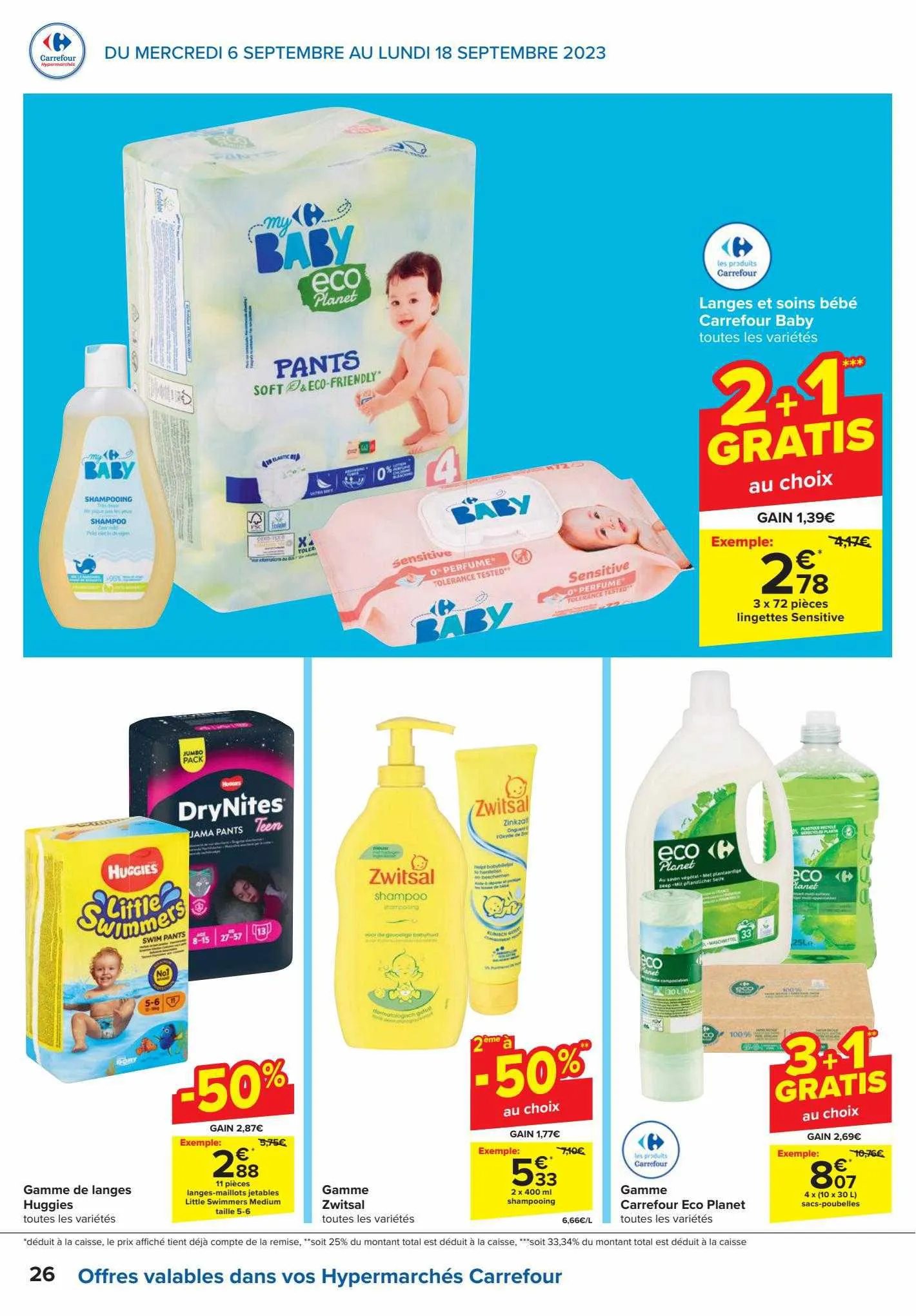 Carrefour Express Folder (FR) van 15 september tot 15 september 2023 - folder pagina 26