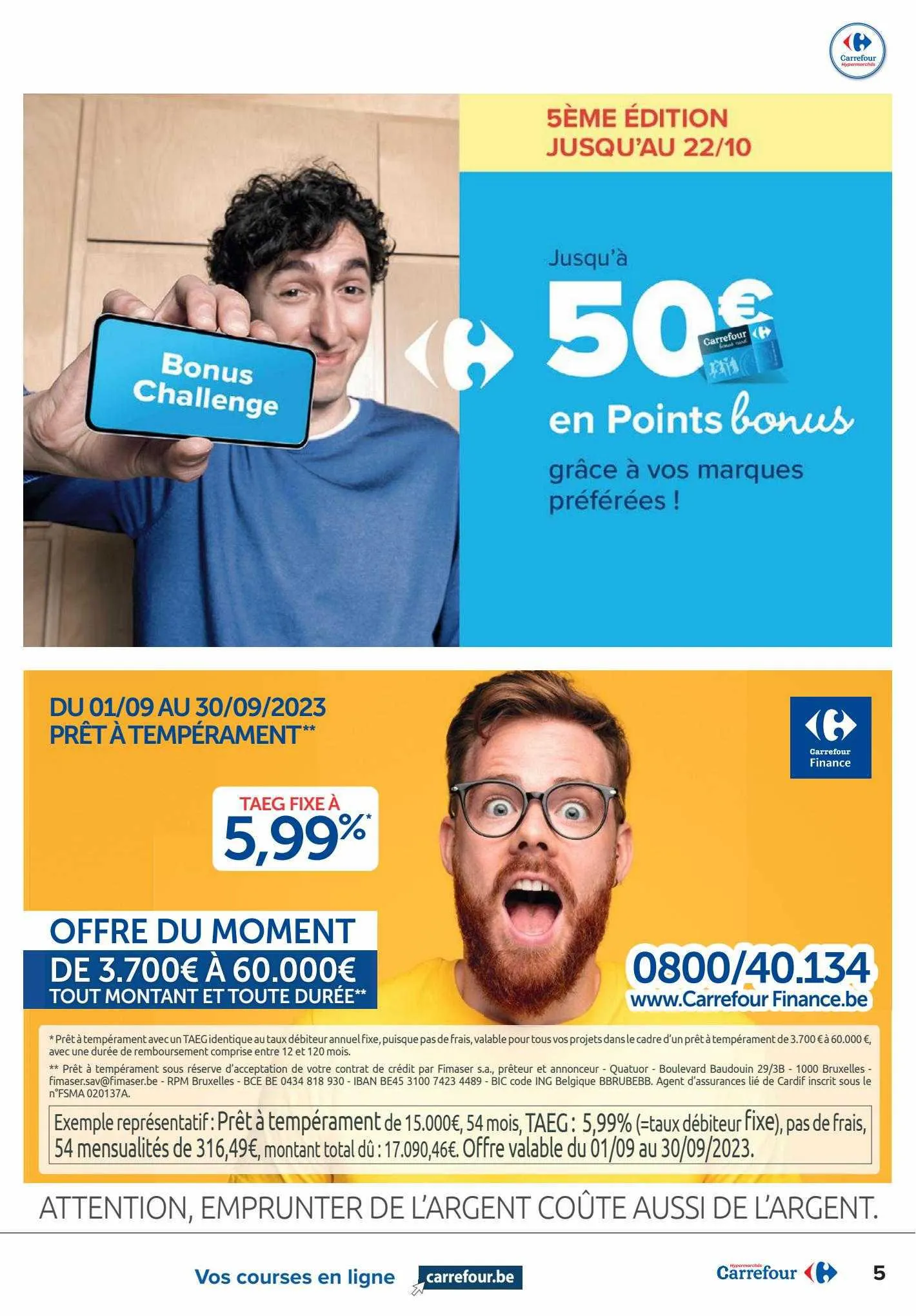 Carrefour Express Folder (FR) van 15 september tot 15 september 2023 - folder pagina 5