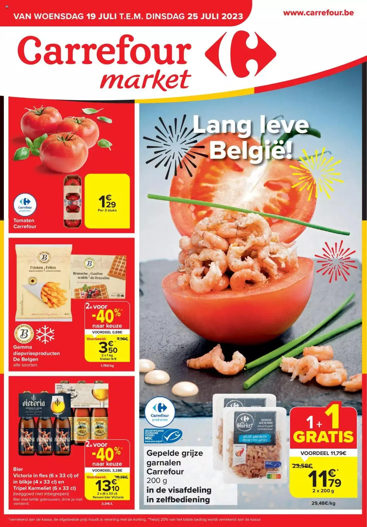 Carrefour folder week 29 van 25 juli tot 31 december 2023 - folder pagina 1