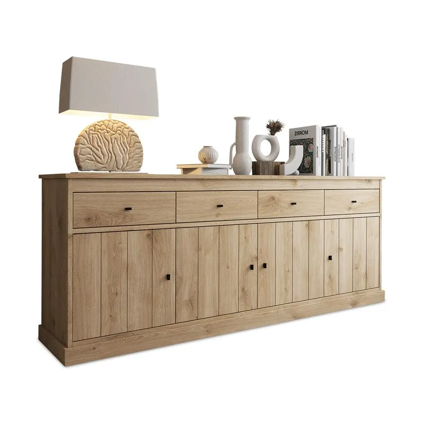 Dressoir CASTELLO 4L-4D Lichte Eik