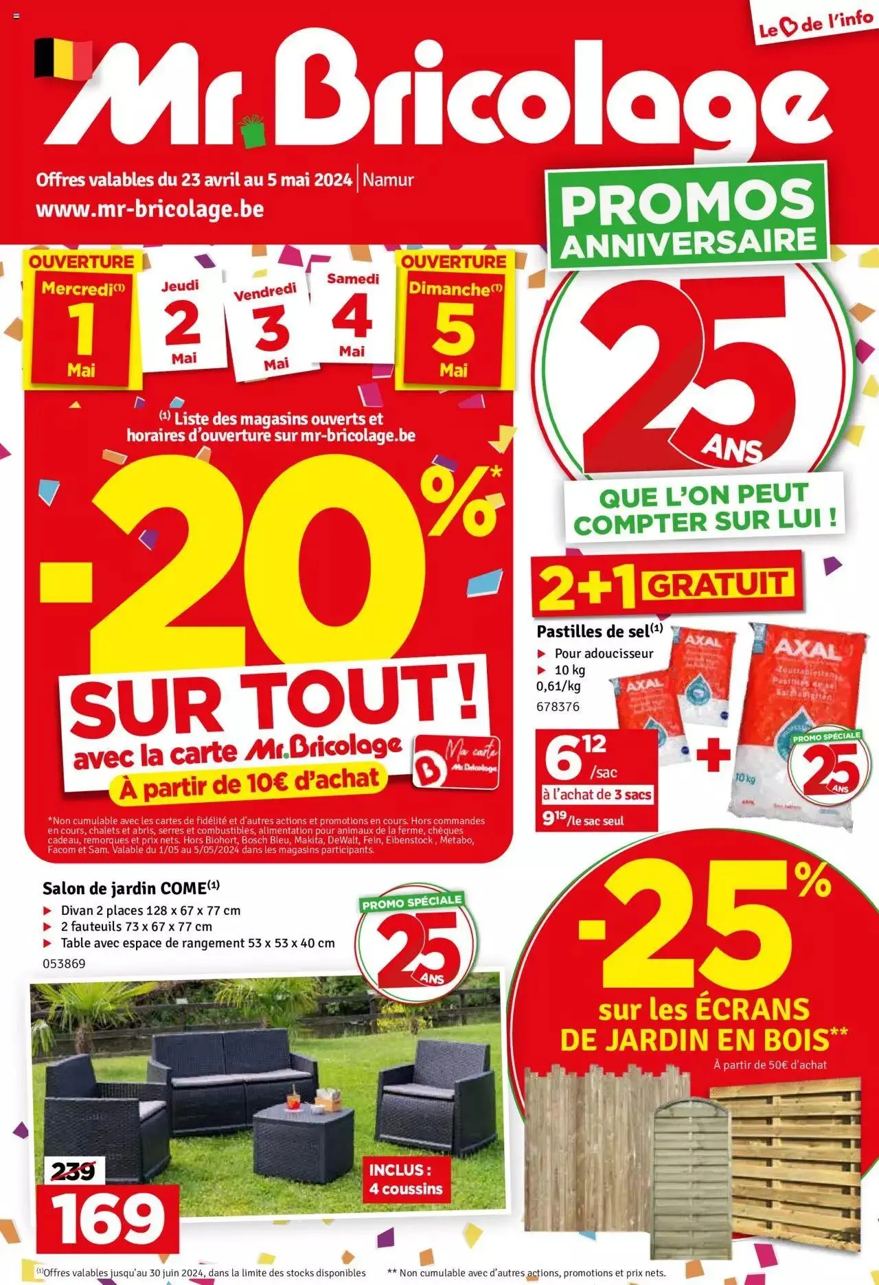 Mr Bricolage folder / publicité van 5 mei tot 31 december 2024 - folder pagina 1