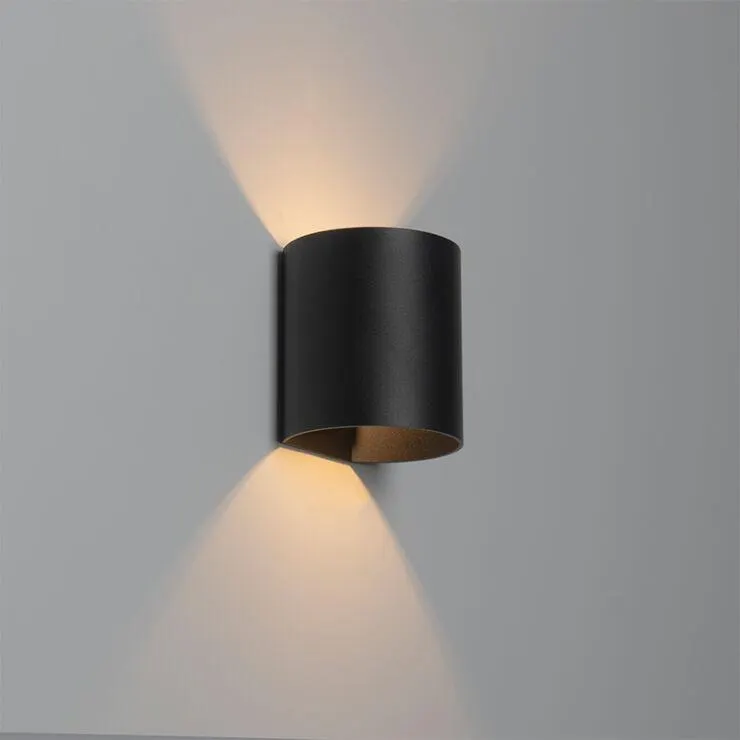 Moderne wandlamp zwart - Sabbio